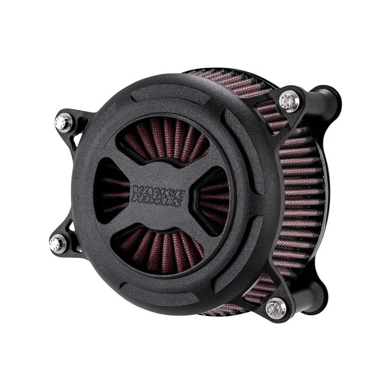 Filtre-à-air-VO2-X-Noir-Wrinkle-Vance-Hines-Touring-et-Softail-2017-2024-ref-10102928