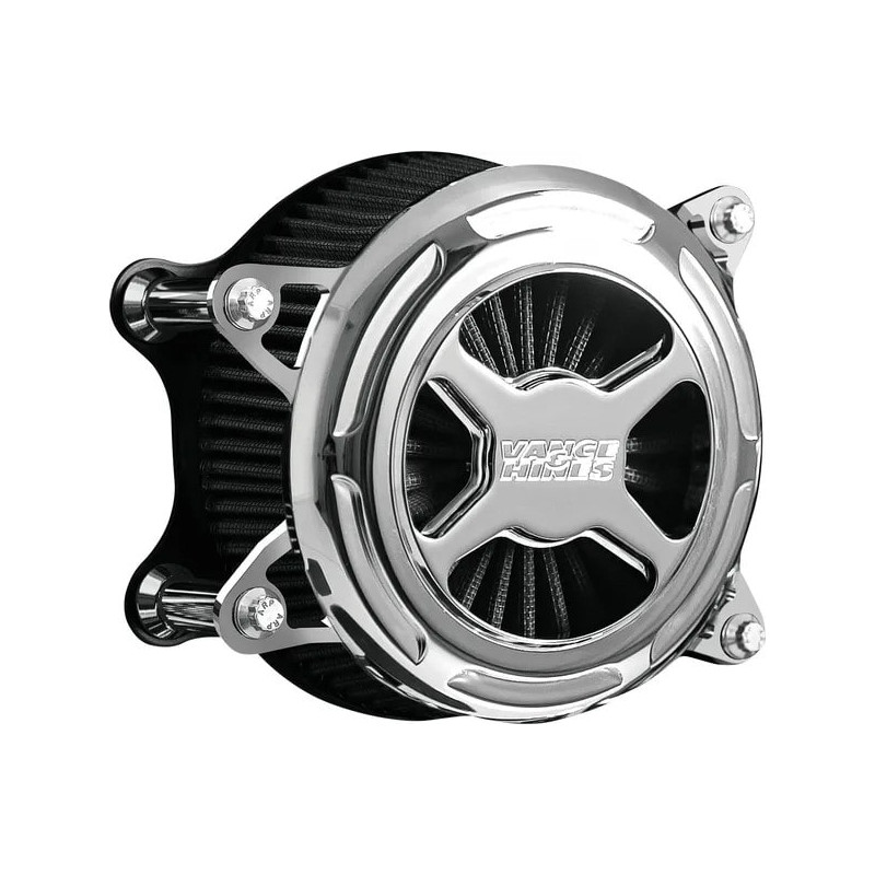Filtre-à-air-VO2-X-Chromé-Vance-Hines-pour-Harley-de-2008-à-2017-ref-10102931