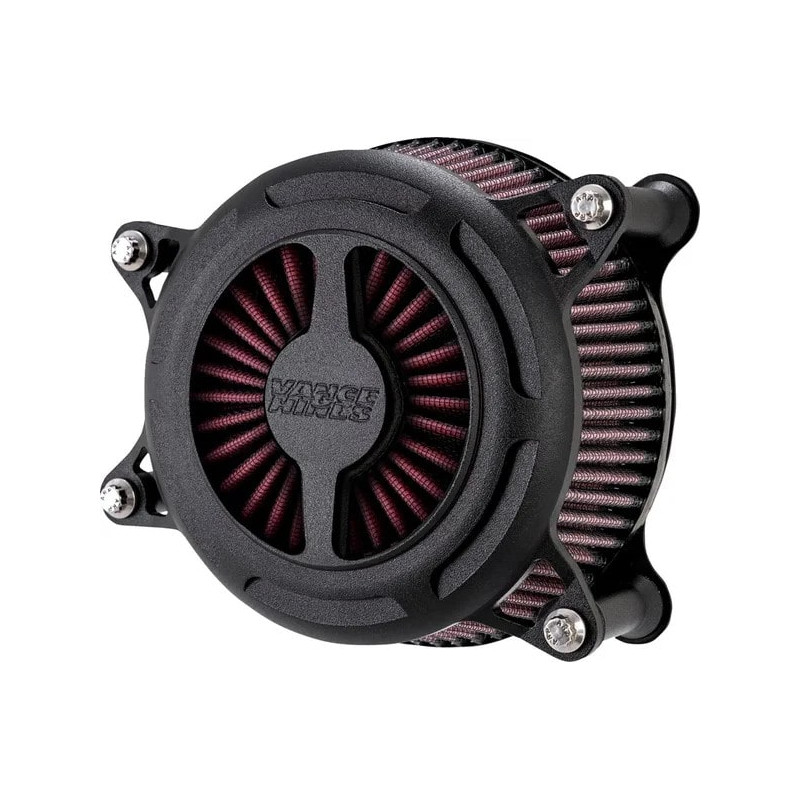 Filtre-à-air-Vance-Hines-VO2-Blade-Noir-Wrinkle-Touring-Softail-2017-2024-ref-10102916