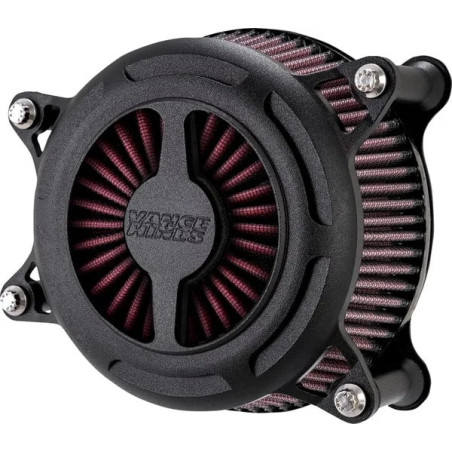 Filtre-à-air-Vance-Hines-VO2-Blade-Noir-Wrinkle-Touring-Softail-2017-2024-ref-10102916