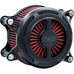 Filtre-air-VO2-Blade-Noir-Wrinkle-Vance-Hines-Twin-Cam-de-2001-à-2017-ref-10102914