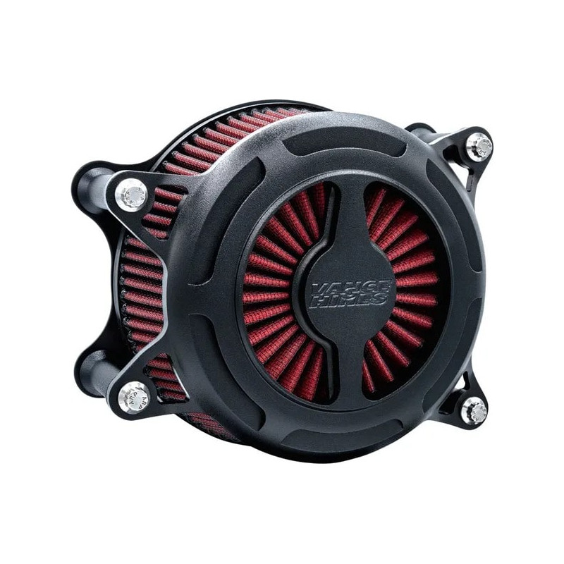 Filtre-air-VO2-Blade-Noir-Wrinkle-Vance-Hines-Twin-Cam-de-2001-à-2017-ref-10102914