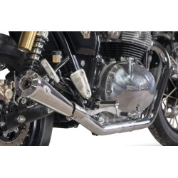 Silencieux-V-Performance-chromés-avec-embouts-Max-Cone-Interceptor-Continental-ref-754846