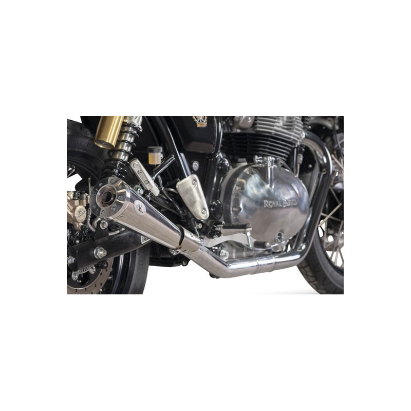 Silencieux-V-Performance-chromés-avec-embouts-Max-Cone-Interceptor-Continental-ref-754846