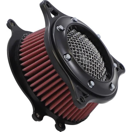 Filtre-à-air-Cobra-RPT-Noir-pour-Softail-M8-de-2018-à-2024-ref-10103059
