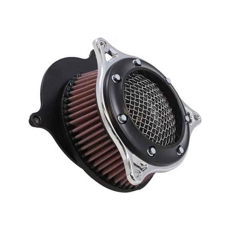 Filtre-à-air-Cobra-RPT-Noir-Chrome-pour-Twin-Cam-de-1999-à-2017-ref-10103030