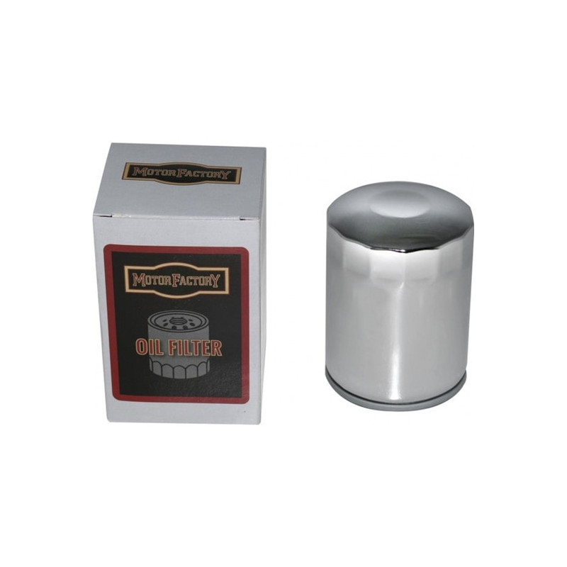 Filtre-à-huile-de-rechange-chromé-pour-moteur-Milwaukee-Eight-ref-930553