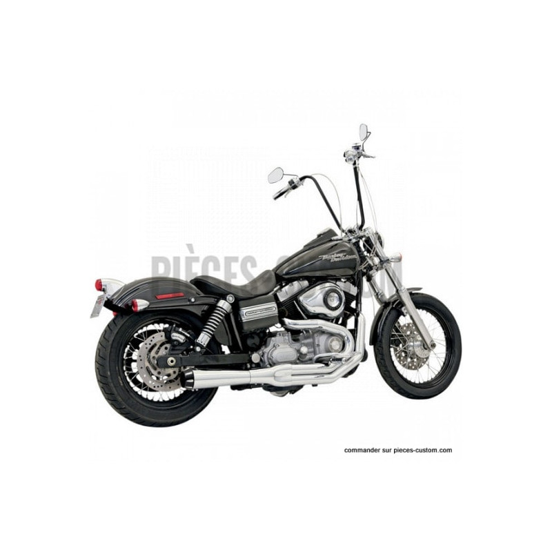 Echappement-Bassani-Road-Race-II-chrome-pour-Dyna-de-1991-à-2017-ref-18002171