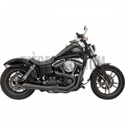 Echappement-Bassani-Road-Rage-II-noir-pour-Dyna-de-1991-à-2017-ref-18002170