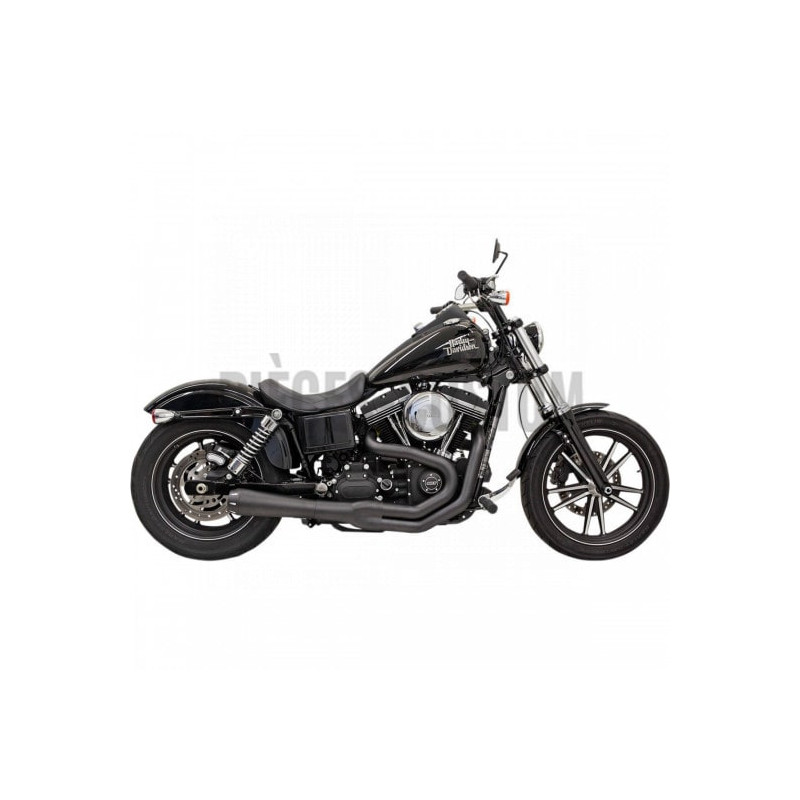 Echappement-Bassani-Road-Rage-II-noir-pour-Dyna-de-1991-à-2017-ref-18002170