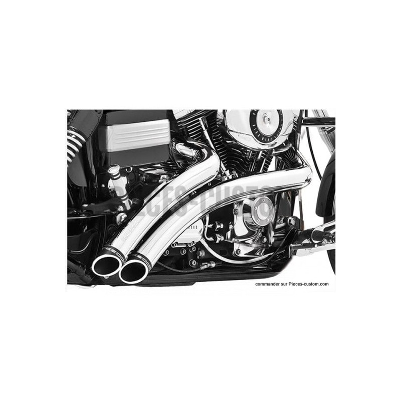 Echappement-Freedom-Perfomance-Radical-Chrome-et-Noir-Dyna-de-2006-à-2017-ref-735982