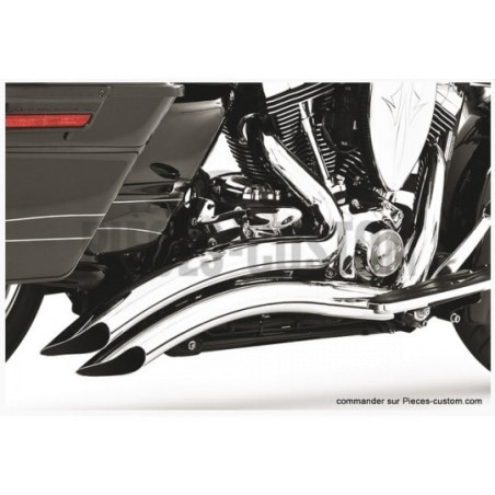 Echappement-Freedom-Performance-Sharp-chrome-pour-Dyna-de-1991-à-2005-ref-735626