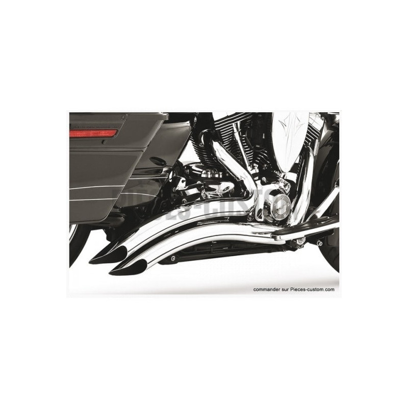 Echappement-Freedom-Performance-Sharp-chrome-pour-Dyna-de-2006-à-2017-ref-735624