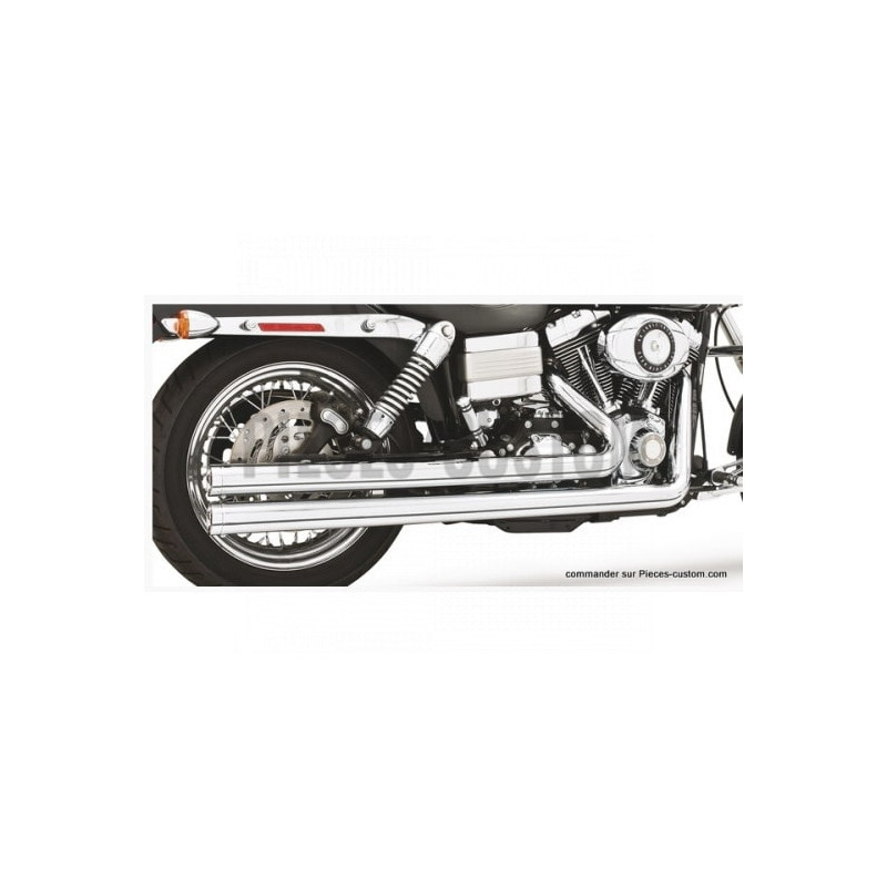 Echappement-Freedom-Performance-LG-chrome-pour-Dyna-de-1991-à-2005-ref-735608