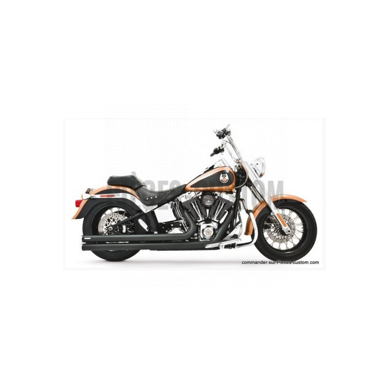 Echappement-Freedom-Performance-LG-chrome-Noir-Dyna-de-1991-à-2005-ref-735611