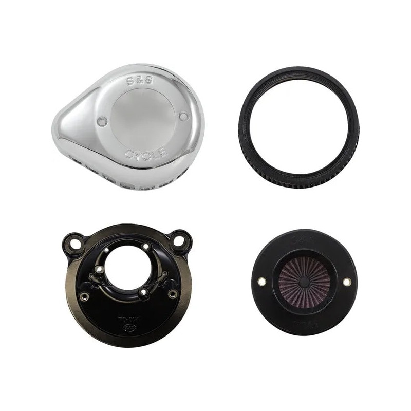 Filtre-à-air-Stealth-Air-Stinger-S-S-Chromé-pour-Sportster-de-2007-à-2022-ref-10102968