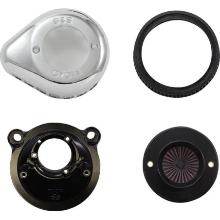 Filtre-à-air-Stealth-Air-Stinger-S-S-Chromé-pour-Sportster-de-2007-à-2022-ref-10102968