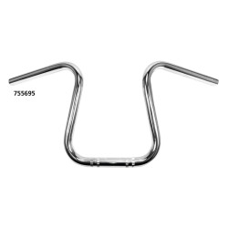 Guidon-Westland-Customs-1-pouce-Bobber-Ape-Hanger-chromé-11-5-pouces-avec-empreintes-ref-755694