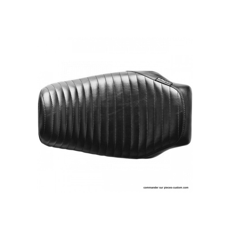 Selle-Solo-Bare-Bones-Pleated-pour-Dyna-de-2006-à-2017-ref-08030436