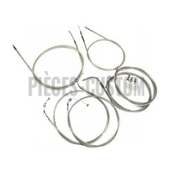 Kit de câbles Baron guidon 12"-14" pour Yamaha XVS1100 Dragstar Classic de 1999 à 2009