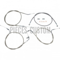 Kit-câbles-guidon-12-14-acier-inox-XVS650-Drag-Star-Classic-1998-à-2015-ref-06500999