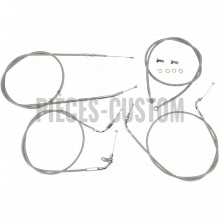 Kit-câbles-guidon-15-17-acier-inox-XVS650-Drag-Star-Classic-1998-à-2015-ref-06501011