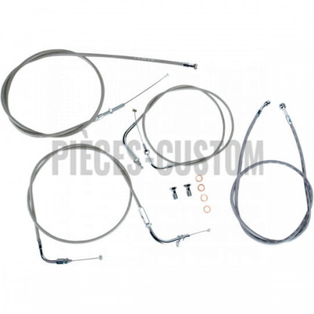 Kit-câbles-guidon-15-17-acier-inox-XVS650-Drag-Star-Custom-1998-2015-ref-06501010