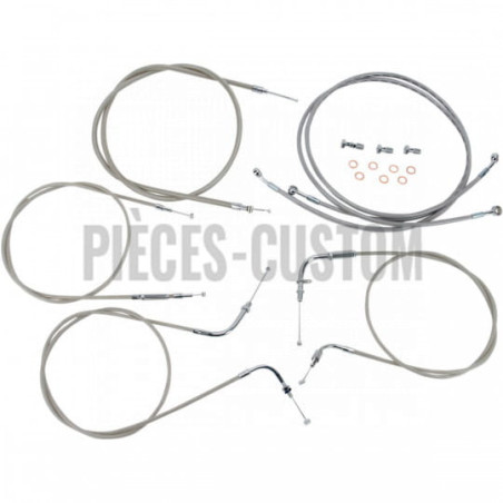 Kit-câbles-Baron-guidon-12-14-Yamaha-XVS1100-Dragstar-Custom-1999-2009-ref-06501003