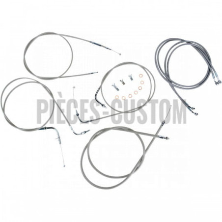 Kit-câbles-Baron-guidon-18-20-Yamaha-XVS1100-Dragstar-Custom-1999-2009-ref-06501027