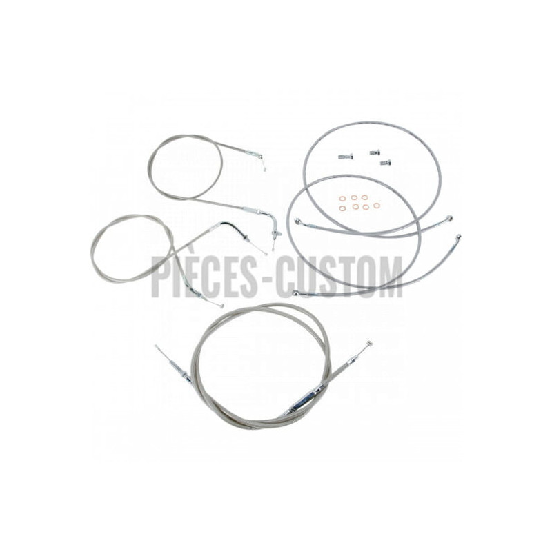 Kit-câbles-Baron-guidon-18-20-Acier-Yamaha-XVS1300A-Dragstar-2007-2017-ref-06501031