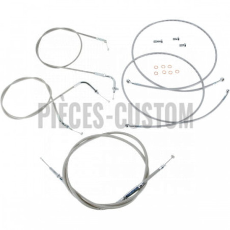 Kit-câbles-Baron-guidon-18-20-Acier-Yamaha-XVS1300A-Dragstar-2007-2017-ref-06501031