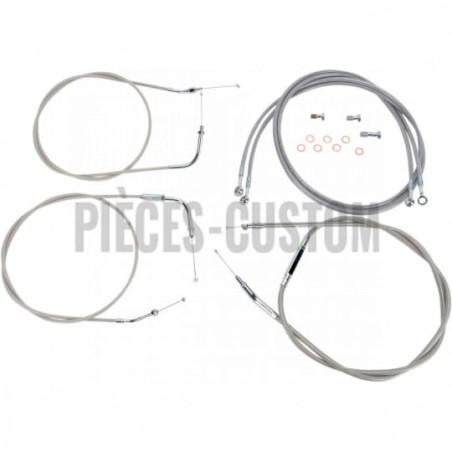 Kit-câbles-Baron-guidon-15-17-Acier-Yamaha-XVS1600A-Dragstar-1999-2003-ref-06501012