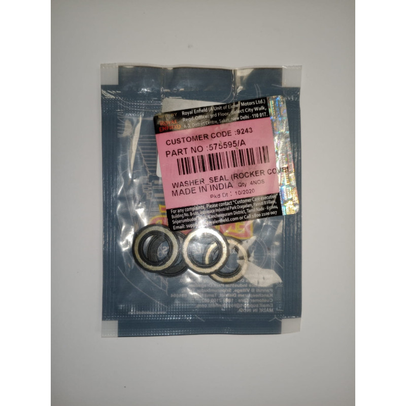 Rondelle-joint-couvre-culasse-Royal-Enfield-pour-Twins-650-ref-575595/A