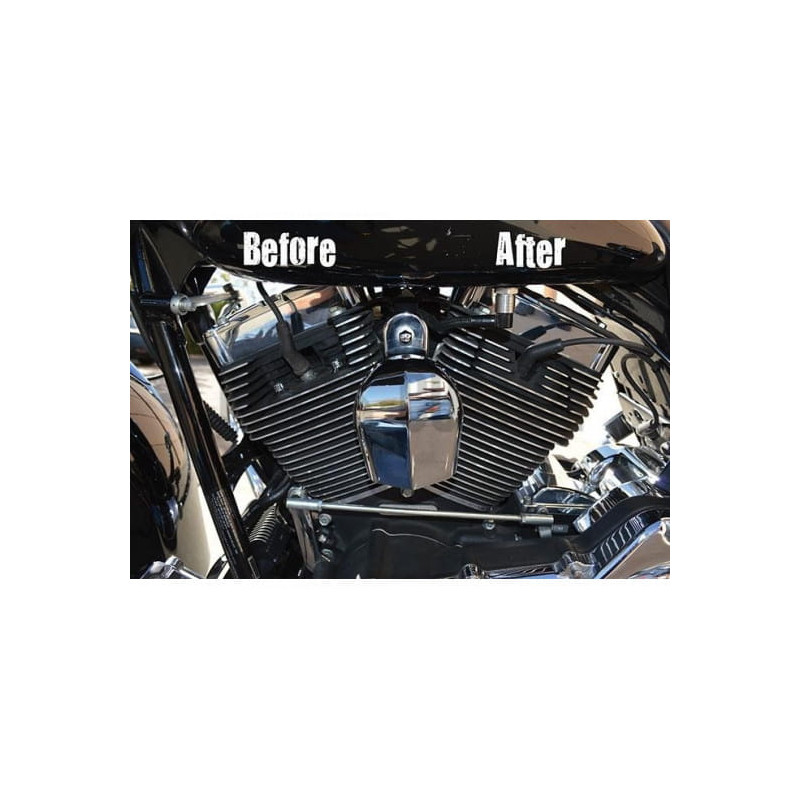 Kit-caches-bougies-culasses-Noir-Finned-Twin-Cam-EFI-1999-à-2017-ref-688873