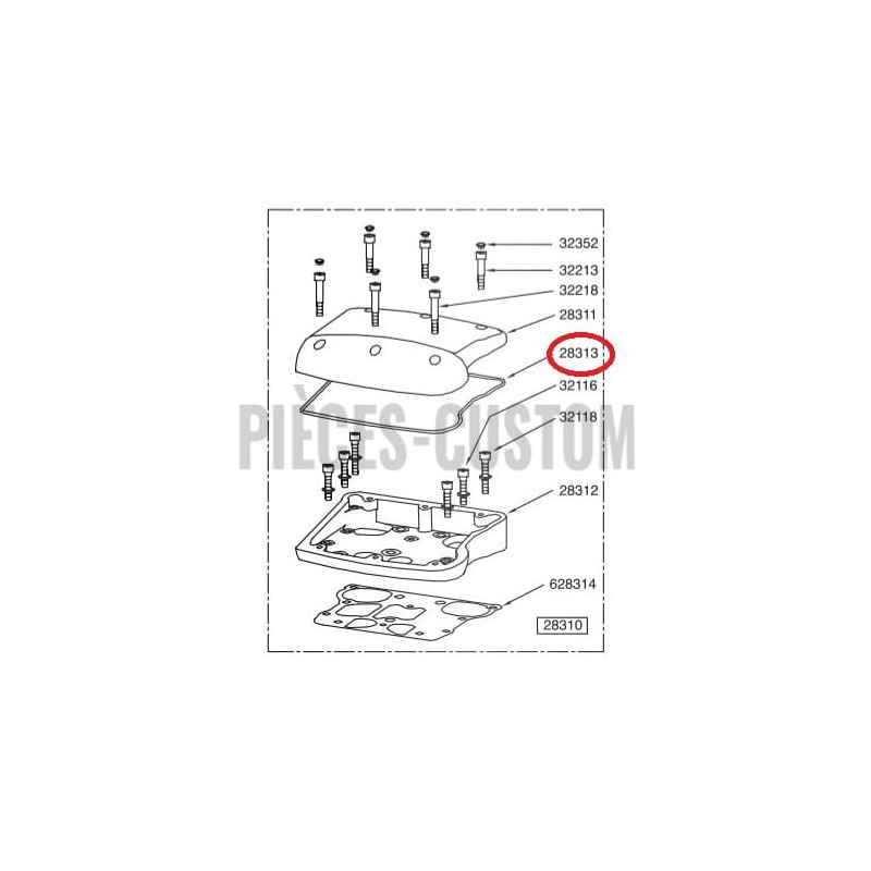 Joint-de-cache-culbuteur-moteur-Revtech-110-cci-et-100-cci-ref-28313