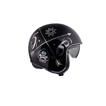 Casque-Jet-par-Premier-Vintage-NX-Silver-Chrome-ref-01043053