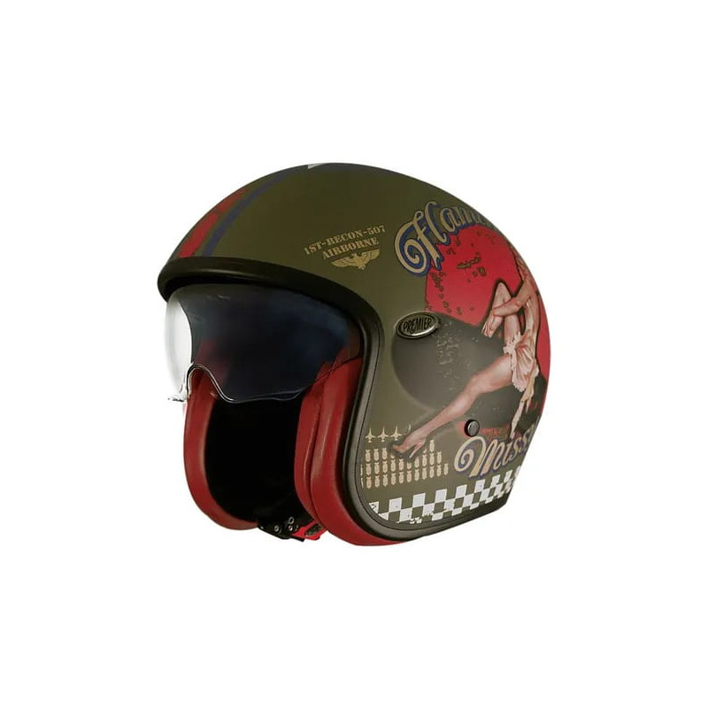 Casque-Jet-Premier-Vintage-Pin-Up-Military-ref-01043038