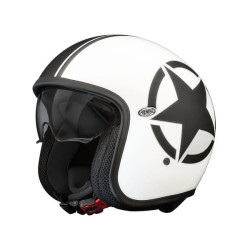 Casque-Jet-Premier-Vintage-Star-8-Blanc-ref-01043058
