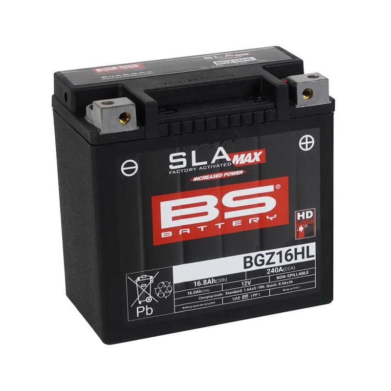 Batterie-Gel-BS-SLA-Max-BGZ16HL-pour-Sportster-de-2004-à-2022-ref-321554