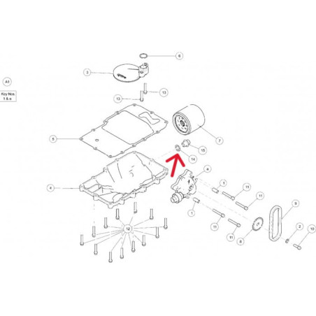 Joint-bouchon-de-vidange-M14-Royal-Enfield-ref-575630A