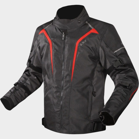 Blouson-LS2-SEPANG-noir-et-rouge-pour-homme-ref-64190W0132