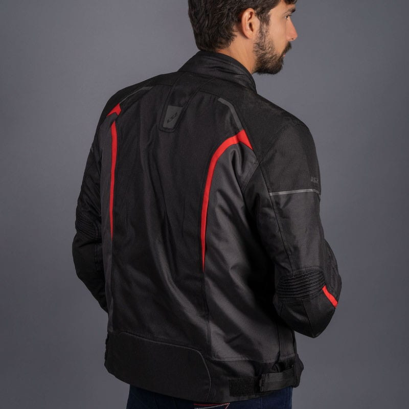 Blouson-par-LS2-SEPANG-noir-et-rouge-pour-homme-ref-64190W0132