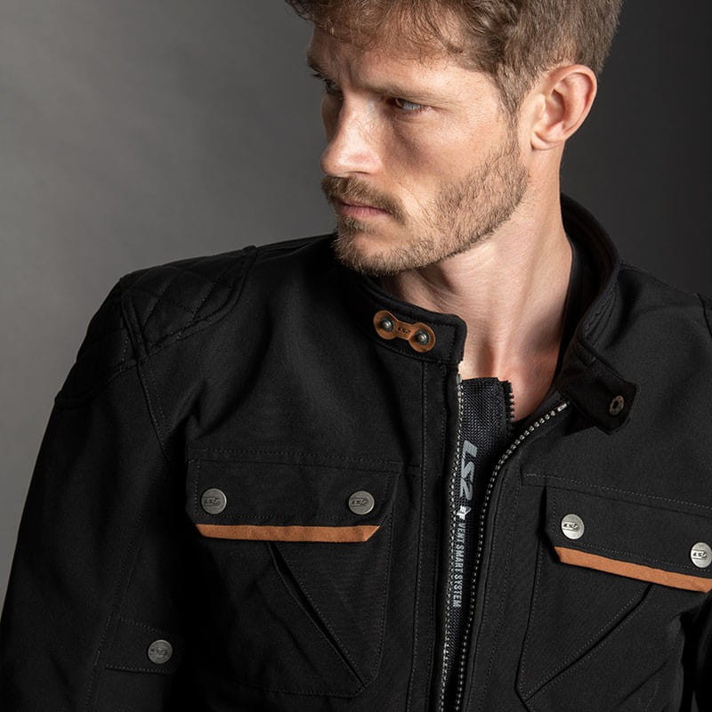 Veste-BULLET-par-LS2-Noir-homme-ref-64030C0112