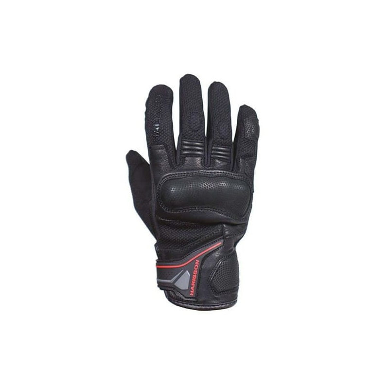 Gants-été-Harisson-modèle-Weekend-Noir-et-Rouge-ref-SU251
