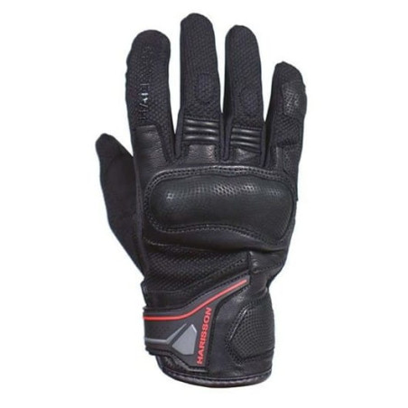 Gants-été-Harisson-modèle-Weekend-Noir-et-Rouge-ref-SU251
