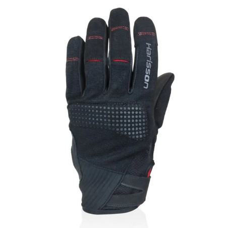 Gants-Harisson-modèle-RIO-été-Noir-et-Rouge-ref-SU1211
