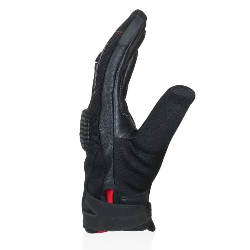 Gants-Harisson-modèle-RIO-été-Noir-Rouge-ref-SU1211