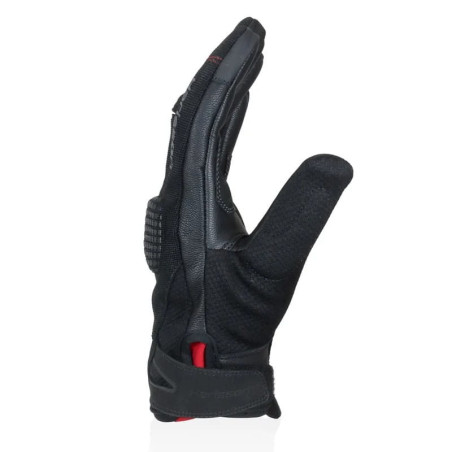 Gants-Harisson-modèle-RIO-été-Noir-Rouge-ref-SU1211