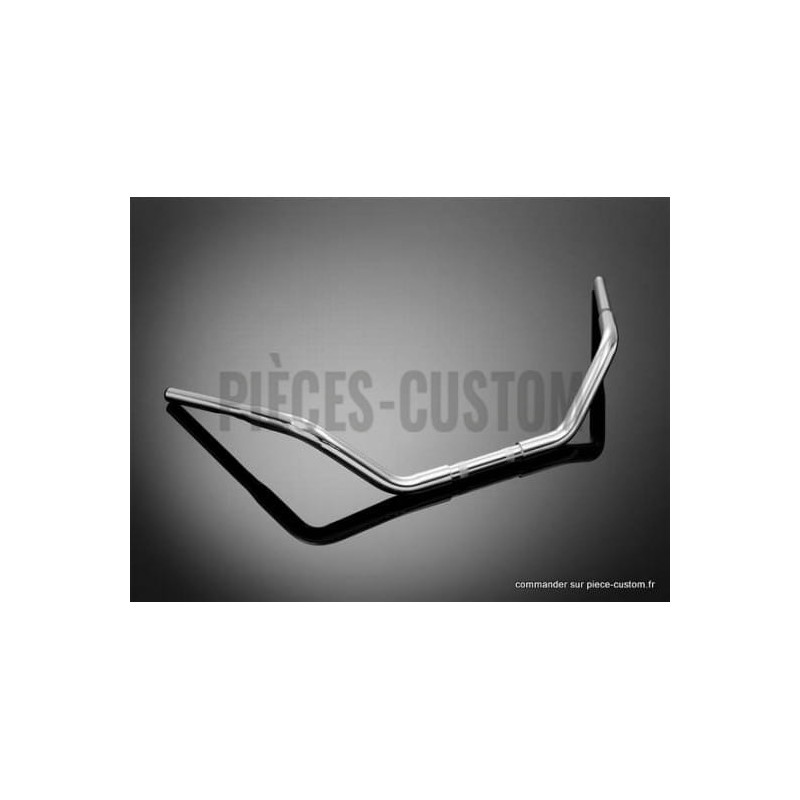 Guidon-custom-1-pouce-1-quart-chromé-Largeur-90-cm-avec-empreintes-ref-55-502