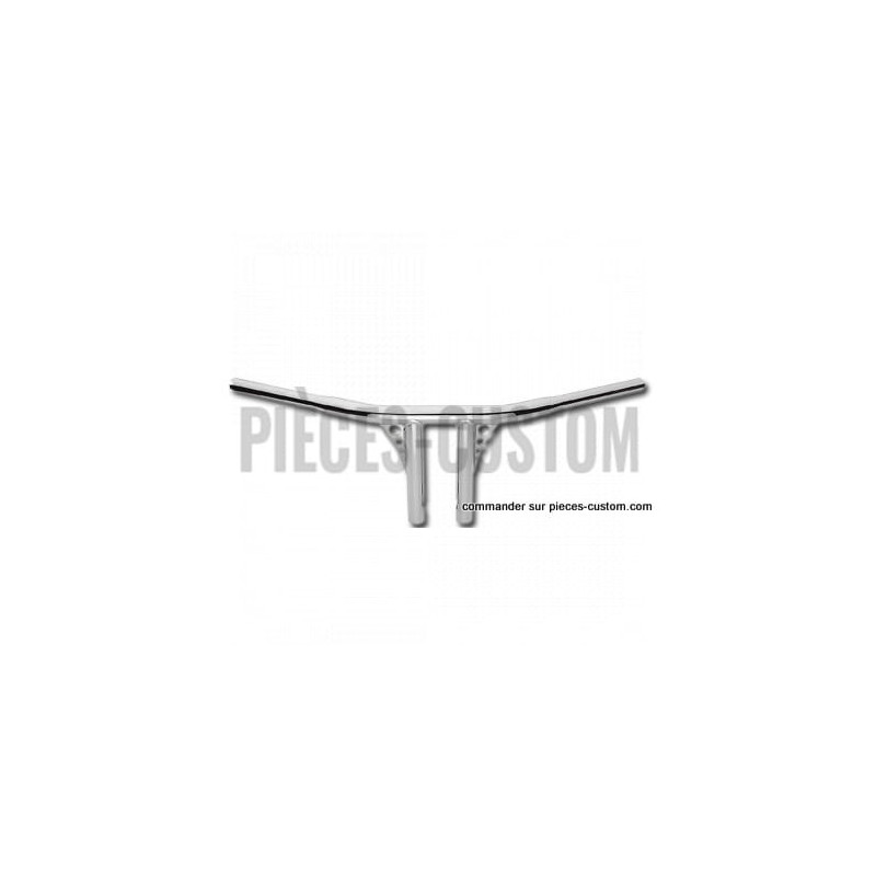 Guidon-T-Bar-12-pouces-Chromé-passage-interne-ref-693654